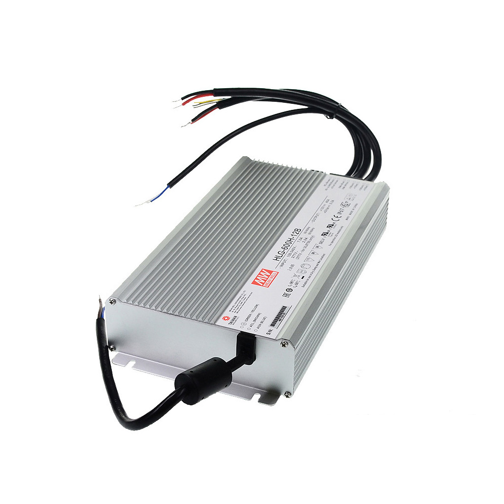 HLG-600H-12B AC90-305V Input Voltage Mean Well Waterproof DC12V 480Watt UL-Listed LED Power Supply HLG-600H-12B AC90-305V Input Voltage Mean Well Waterproof DC12V 480Watt UL-Listed LED Power Supply